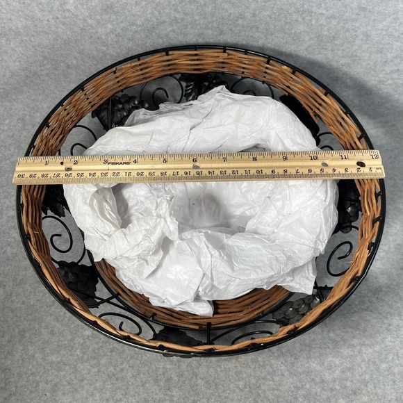 Faux Silk Vegetable Lot with Wicker Metal Basket Centerpiece Farmhouse Playhouse - Picture 11 of 16